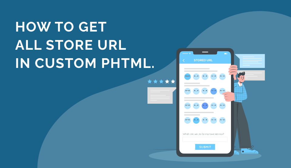 How to get all store url in custom phtml.