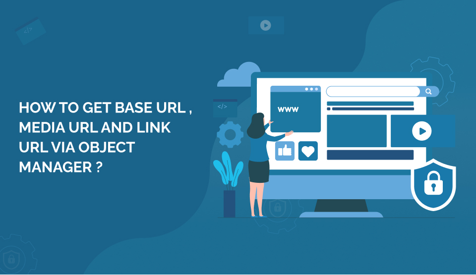 How to get base URL , media URL and link URL via object manager ?